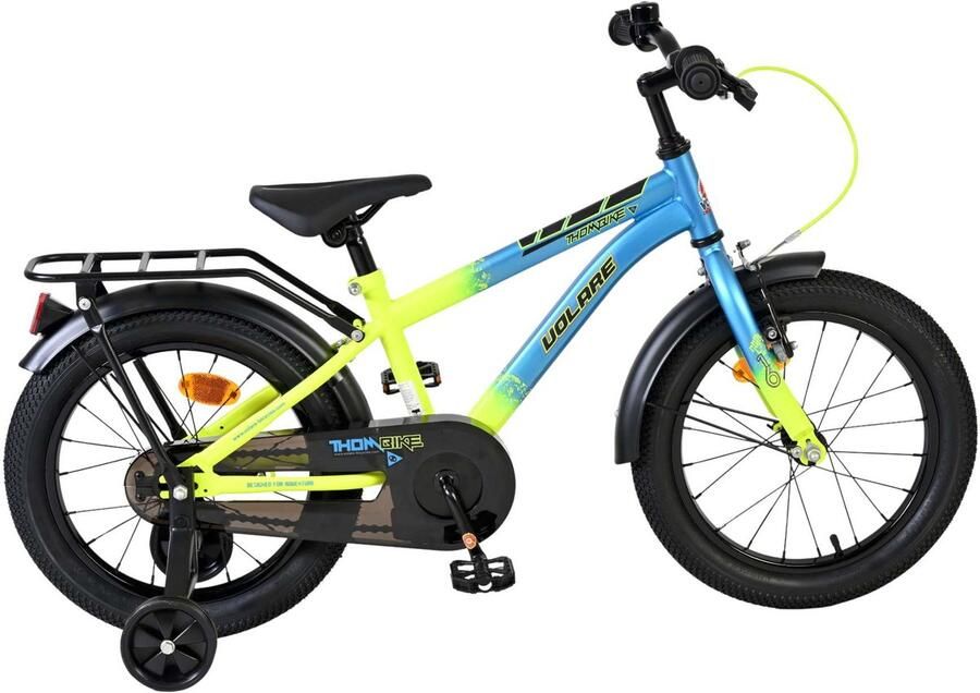 Volare Thombike Kinderfiets Jongens 16 inch Blauw Geel