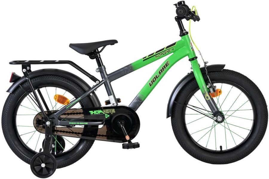 Volare Thombike Kinderfiets Jongens 16 inch Groen Grijs