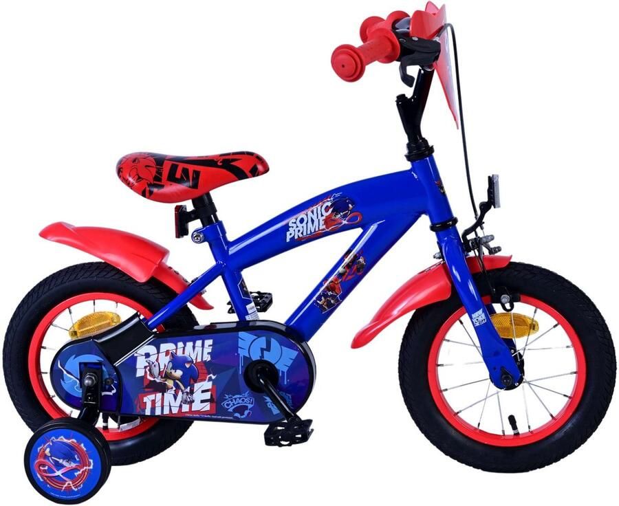 Volare Turbo Crew Kinderfiets Jongens 12 inch Blauw Rood