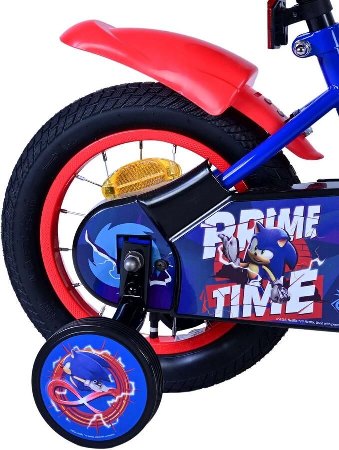 Volare Turbo Crew Kinderfiets Jongens 12 inch Blauw Rood