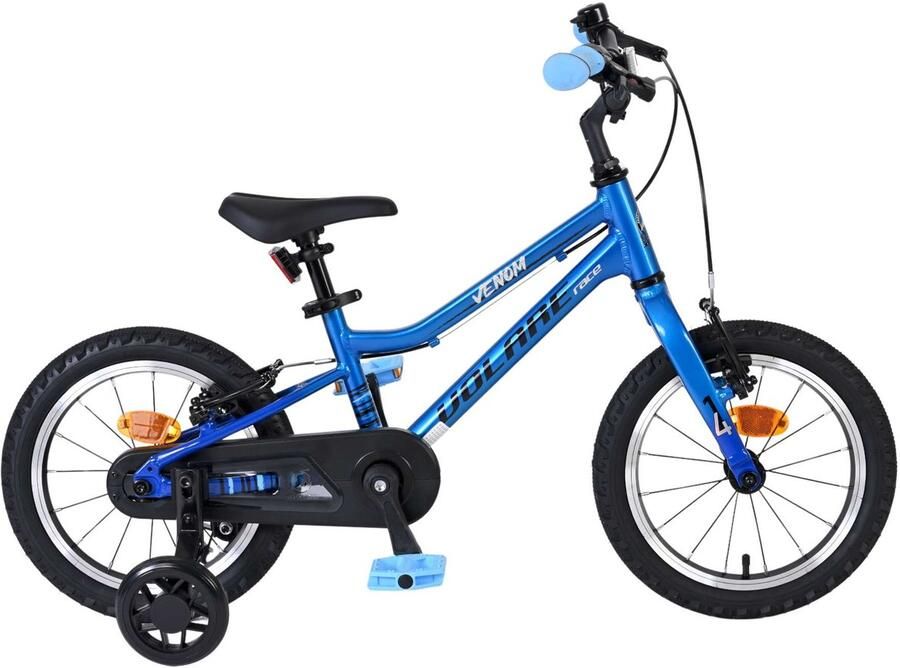 Volare Venom Kinderfiets Jongens 14 inch Blauw Twee handremmen