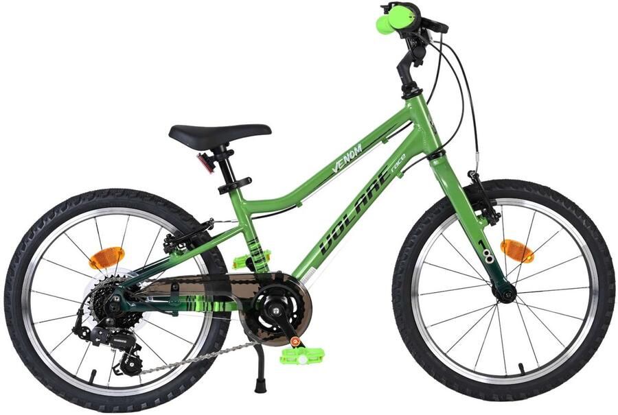 Volare Venom Kinderfiets Jongens 18 inch 6 Speed Groen Twee handremmen