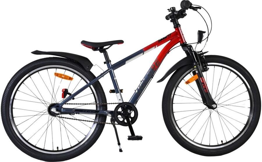 Volare XC Race Kinderfiets 24 inch Nexus 3 Rood Grijs