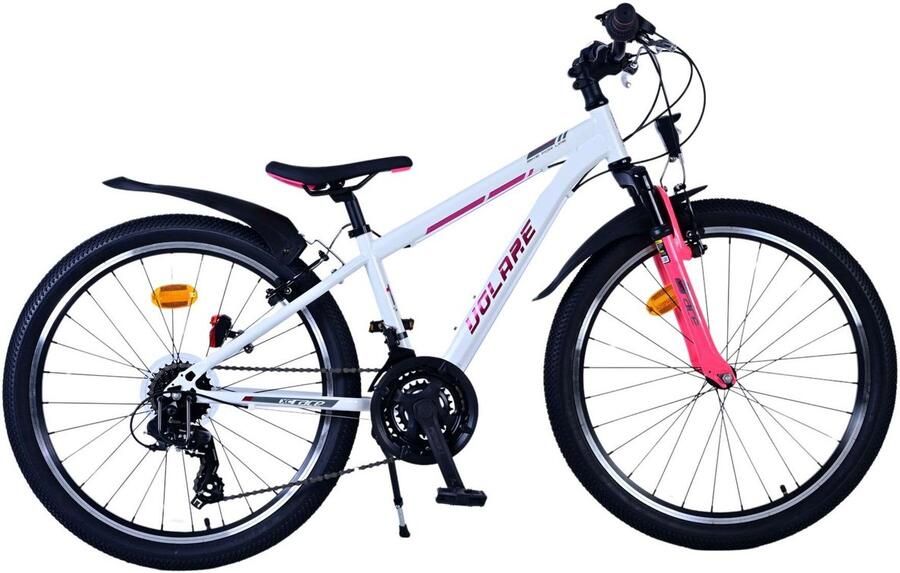 Volare XC Race Kinderfiets 26 inch 21 speed Wit Roze
