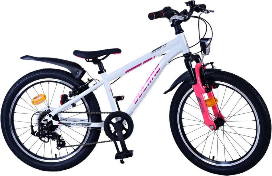 Volare XC Race Kinderfiets 20 inch 7 speed Wit Roze