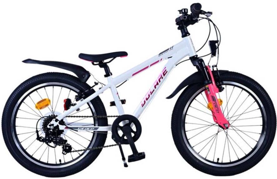 Volare XC Race Kinderfiets 20 inch 7 speed Wit Roze