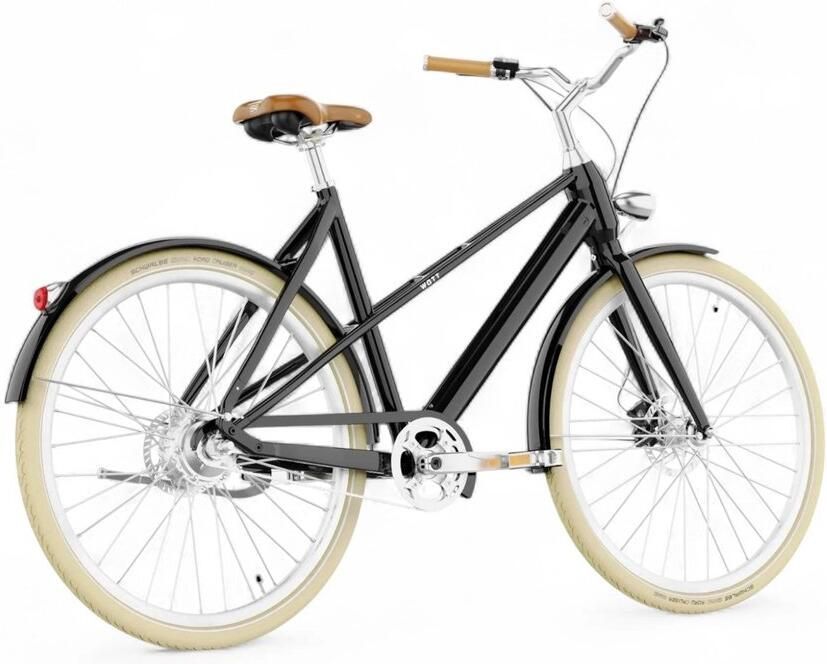 Watt E-bike Valencia – Elektrische Fiets – Zwart – 28 inch – 250W – 36V – Shi o Nexus 7 Versnellingen – Actieradius 70-120 km – Frame 50 cm