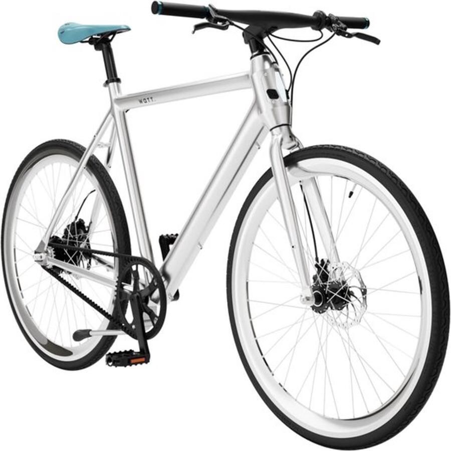 Watt Elektrische Fiets E-bike 25 km u 5 Ondersteuningstanden Geïntegreerde Accu en Verlichting Display en Fietsriem 70 Kilometer Bereik Brooklyn Elektrische Fietsen Mannen 59 cm Aluminium Universele Onderdelen 250W Motor