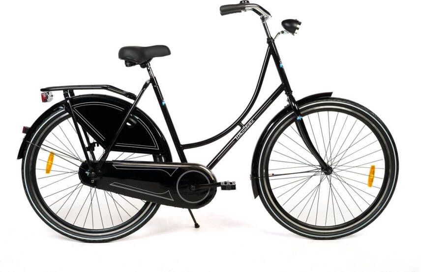 Wheelerz .nl omafiets 28 inch 53cm zwart unisex rijklaar