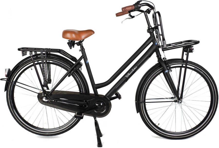 Wheelerz .nl transportfiets 28 inch 50cm matzwart unisex GRATIS RIJKLAAR GELEVERD!