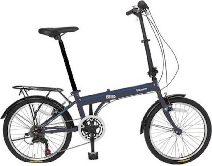 Wheelerz Vouwfiets 20 mat Antraciet Shi o Tourney TX 6-speed RIJKLAAR GELEVERD