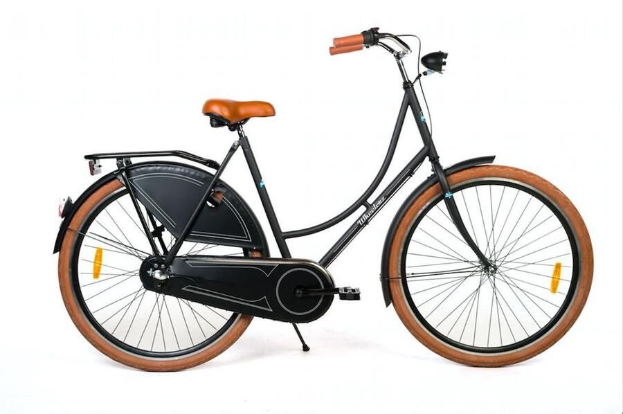 Wheelerz Omafiets 28 inch 3 versnellingen Zwart
