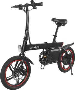 Windgoo B20 Pro Elektrische Vouwfiets Elektrische fiets Plooifiets Opvouwbare E-bike 250W 7.5Ah 25km u 16 inch banden