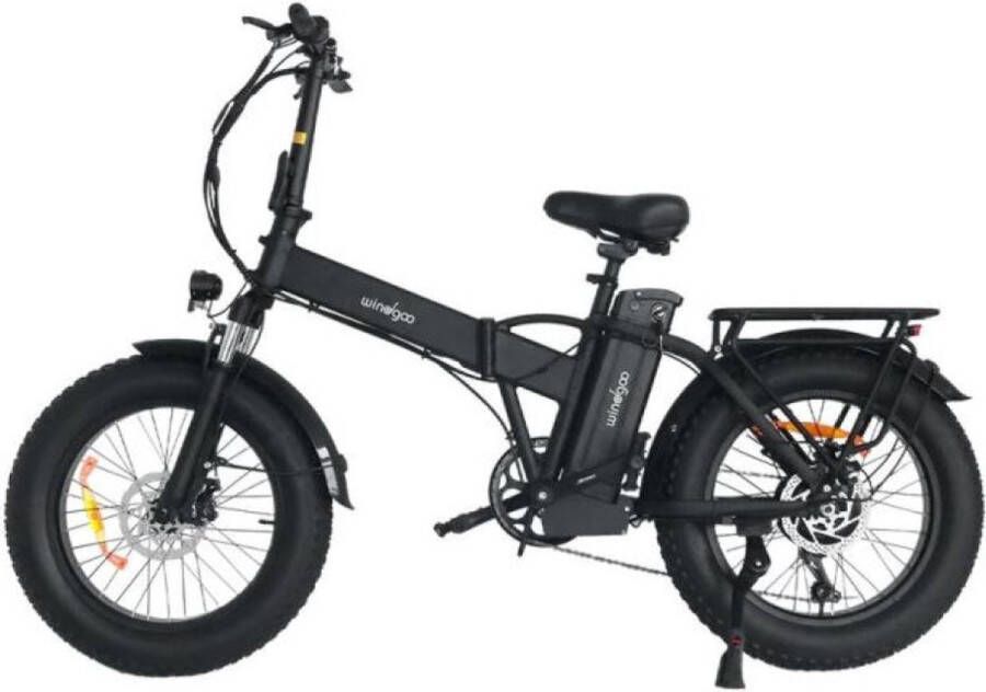 Windgoo F21 – Vouwfiets – Zwart – E-Bike – Elektrisch – Max 25 km u – 250W Motor – Hydraulische Schijfrem