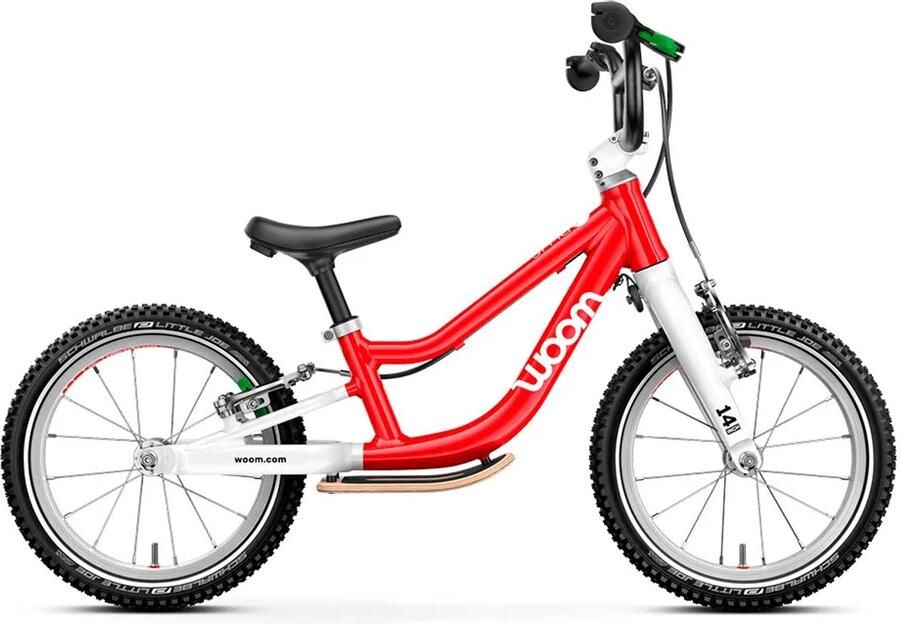 Woom Go 1 Plus 14´´ Loopfiets Rood Jongen