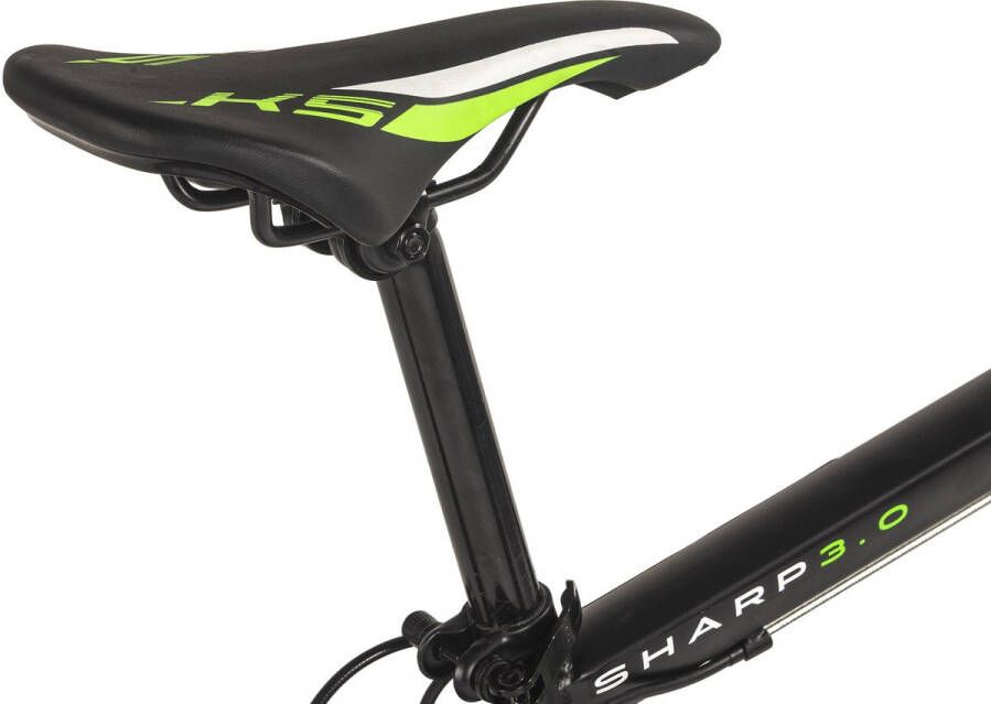 WYLD Fiets Mountainbike Hardtail 26'' Sharp Zwart 21 versnellingen zwart-groen