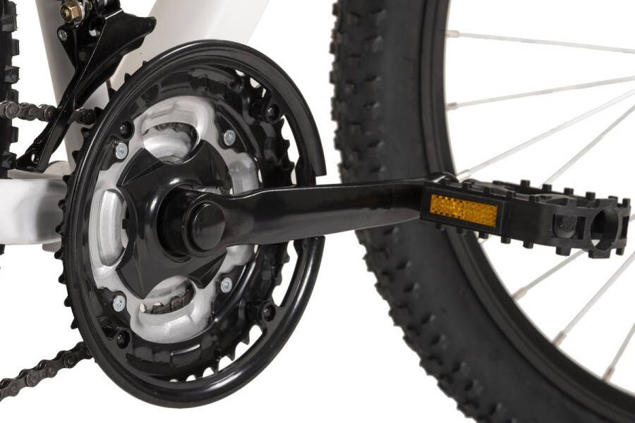 WYLD Fiets Mountainbike Hardtail 27 5 Heist zwart 24 versnellingen RH 51 cm wit 51 cm