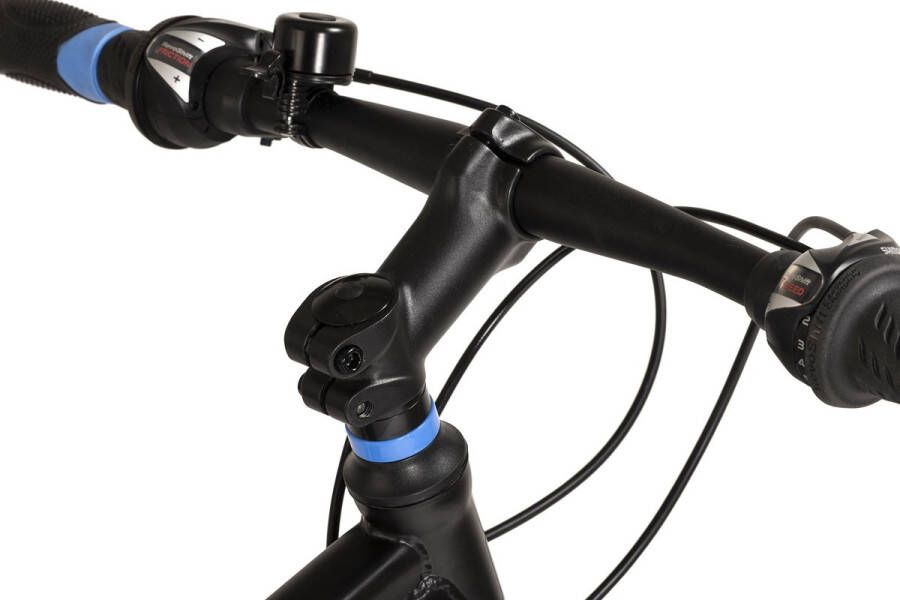 WYLD Fiets Mountainbike Hardtail 29'' Scherp Zwart 21 versnellingen zwart-blauw