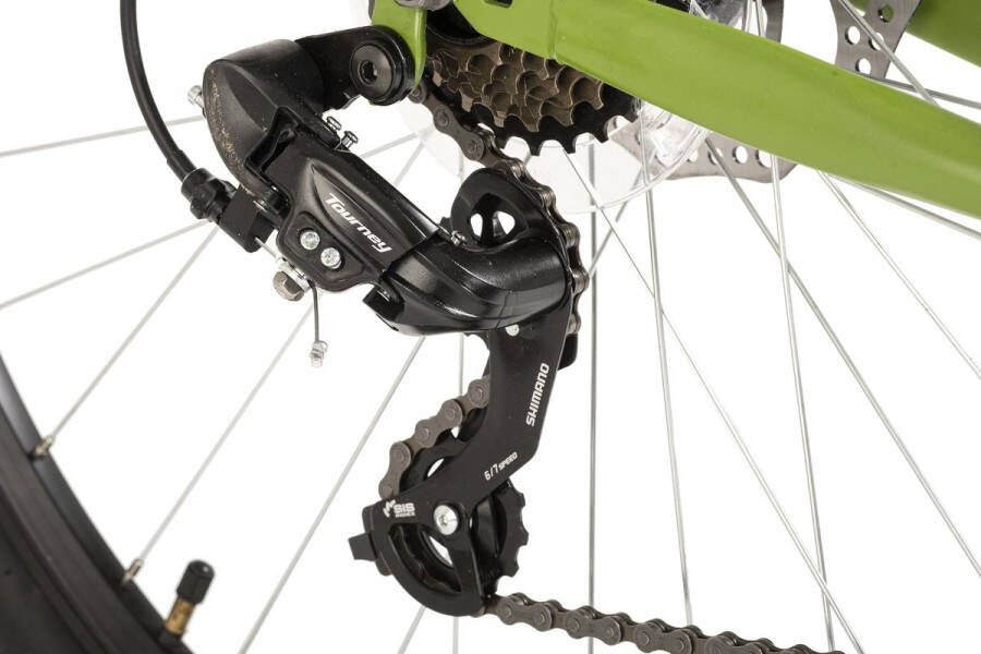 WYLD Fiets Mountainbike Hardtail Twentyniner 29” Heist groen 21 versnellingen RH 51 cm 51 cm
