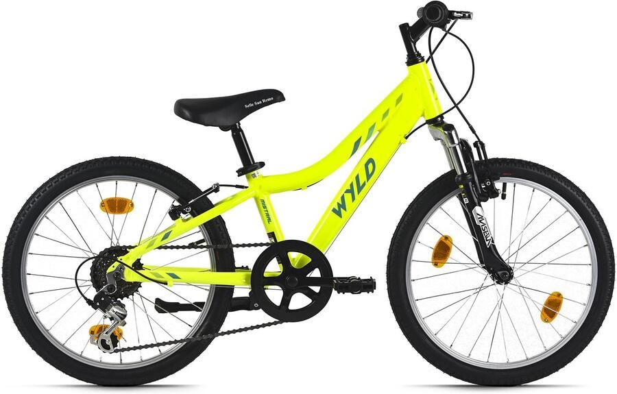 WYLD kinderfiets 20 Mistral geel 6 versnellingen framemaat 27 cm – vanaf 6 jaar
