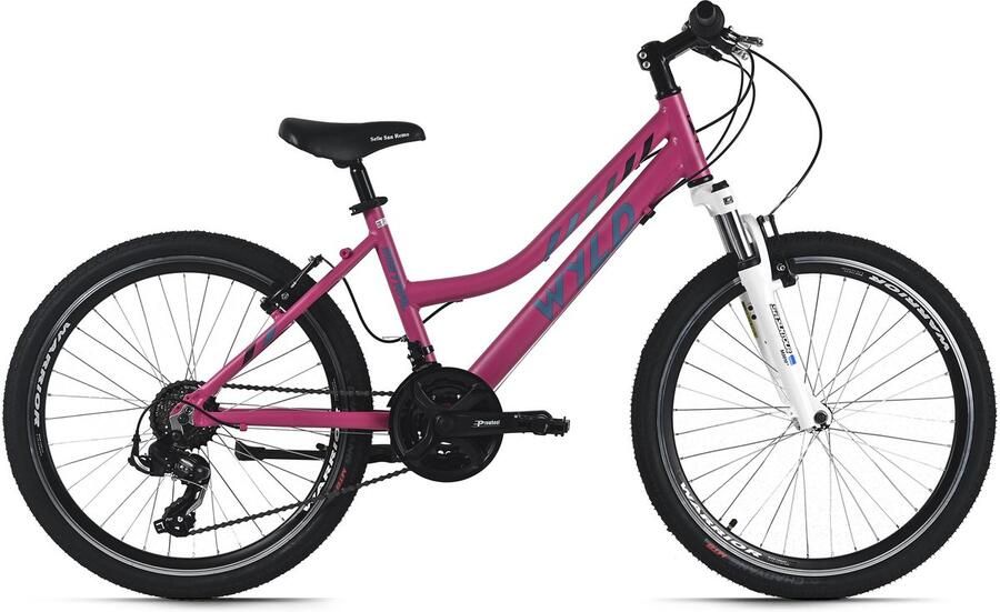 WYLD kinderfiets meisjes 24 Mistral roze 18 versnellingen framemaat 38 cm – vanaf 8 jaar