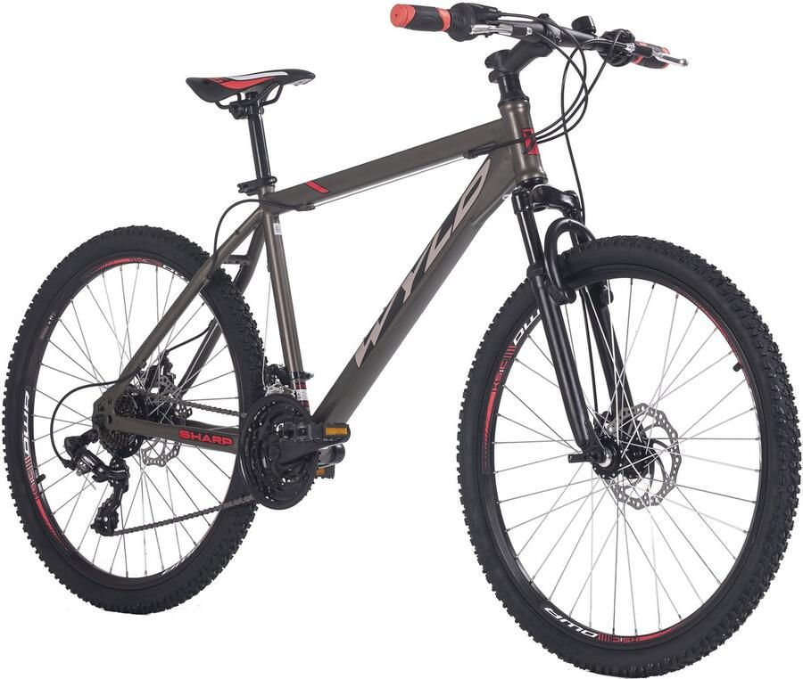 WYLD mountainbike hardtail 26'' Sharp 3.0 grisj 21 versnellingen framemaat 46 cm