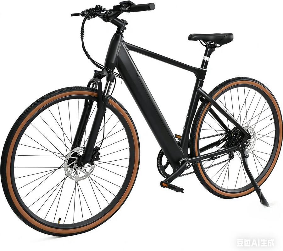 Yangor Elektrische Fiets Motor 250W 36V 8.7AH batterij 28-inch banden LCD-display Maximale Snelheid 25 km u City Commuter EBike Zwart