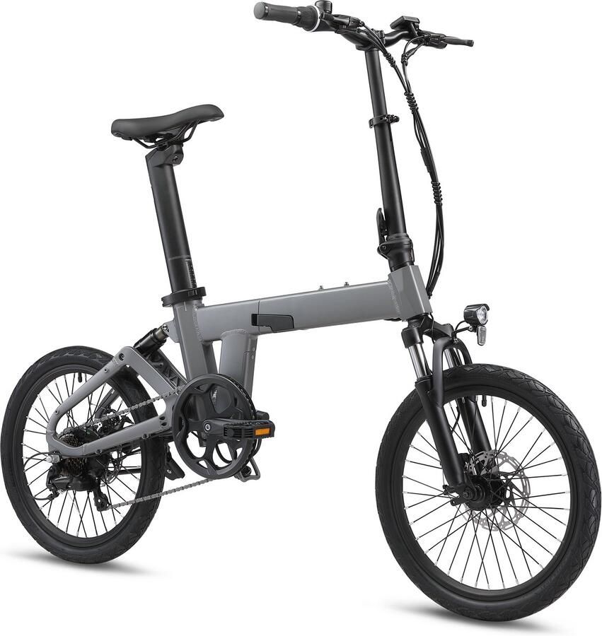 Yangor Elektrische Fiets Opvouwbare E-Bike Motor 250W 36V 10AH batterij 20-inch banden LCD-display Maximale Snelheid 25 km u City Commuter EBike Grijs