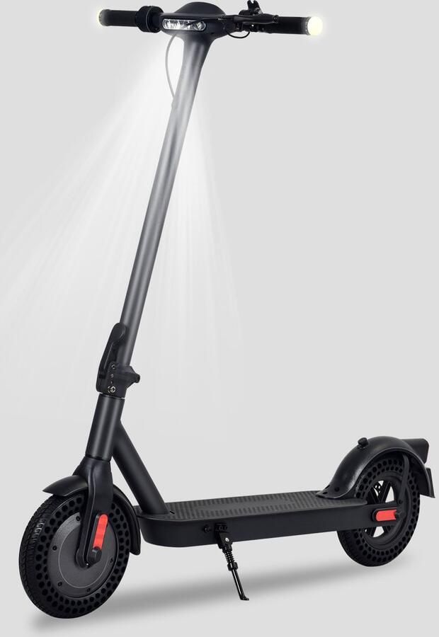 YEE RUN Elektrische Step 350W Motor Maximale snelheid 25 km u Bereik tot 30km 10 ″ Banden Inklapbaar Met APP -Zwart