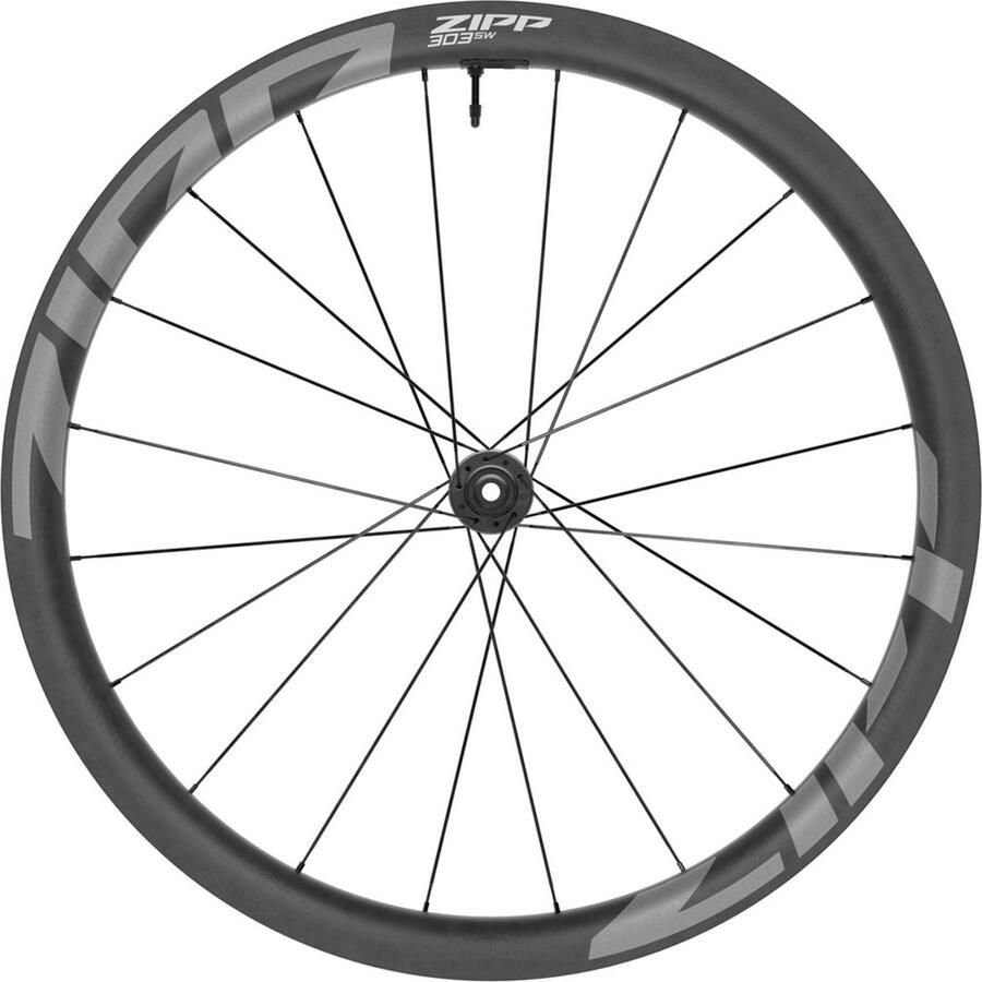 Zipp 303 Nsw Cl Disc Tubeless Racefiets Voorwiel Zilver 12 x 100 mm