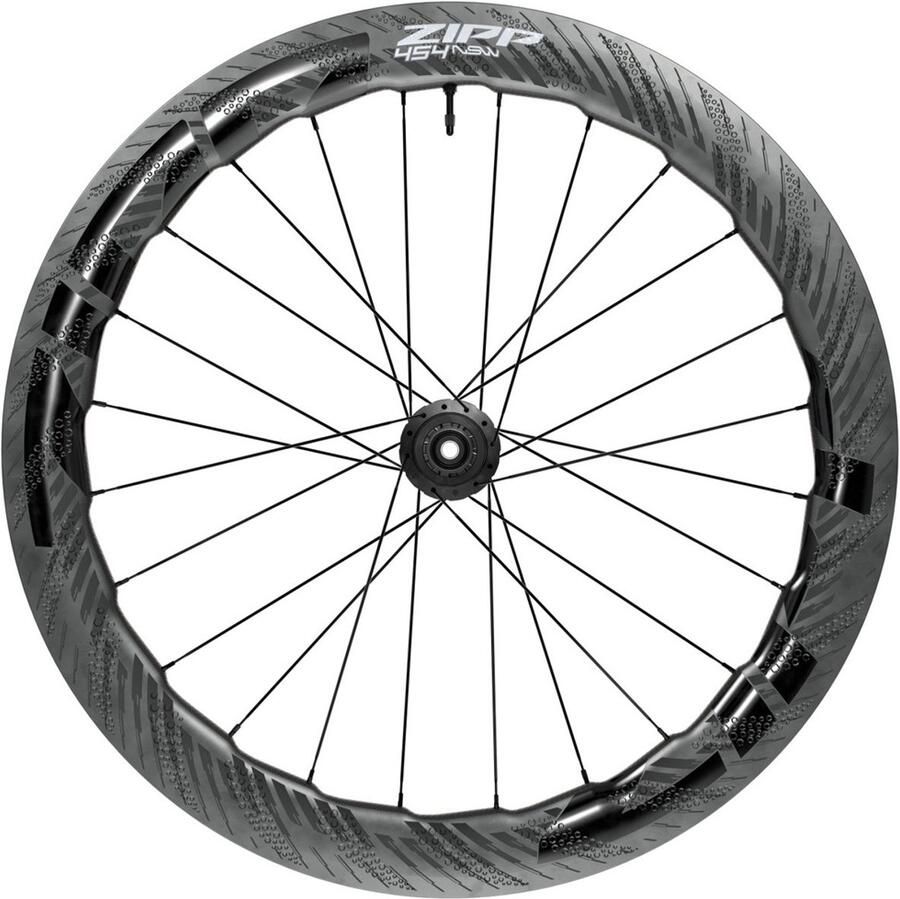 Zipp 454 Nsw Cl Disc Tubeless Achterwiel Racefiets Zilver 12 x 142 mm Shi o Sram HG