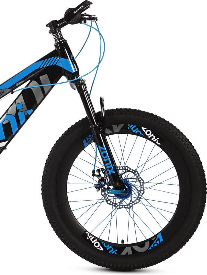 Zonix New Fashion Bike Jongensfiets Mtb 22 Inch 7 Speed Shimano Blauw