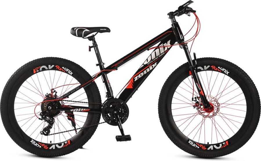 Zonix Road Bike Jongensfiets Mtb 26inch 21 Speed Shimano Rood