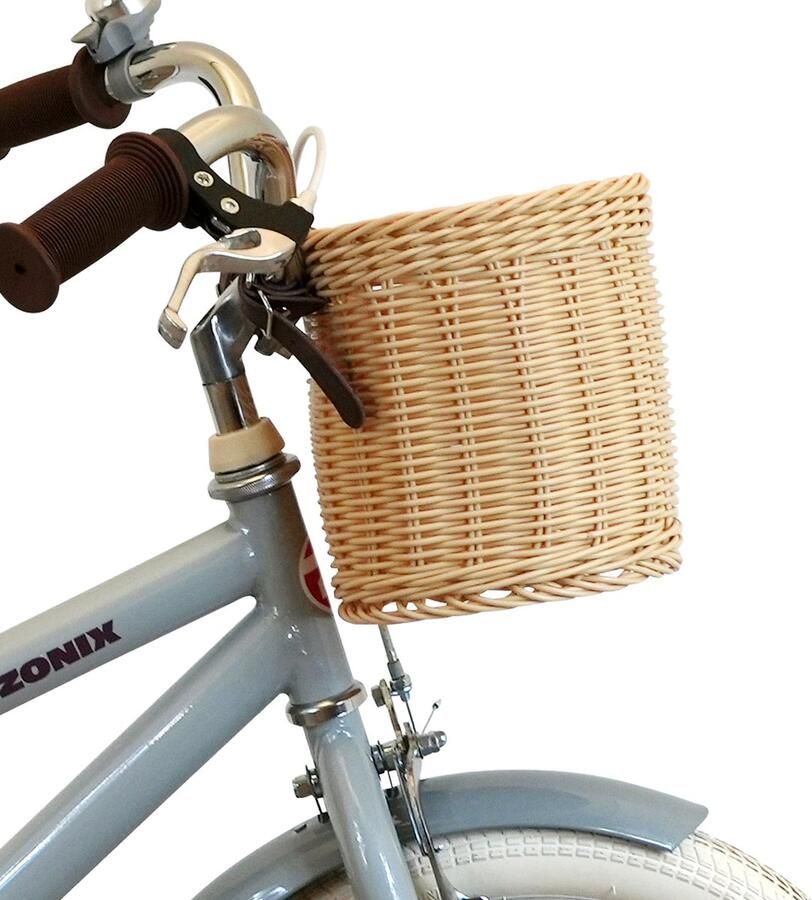 Zonix Kinderfiets 14 Inch Jongensfiets – Grijs Met Zijwieltjes – Leeftijd 3-5 Jaar – Kledingmaat 98-108