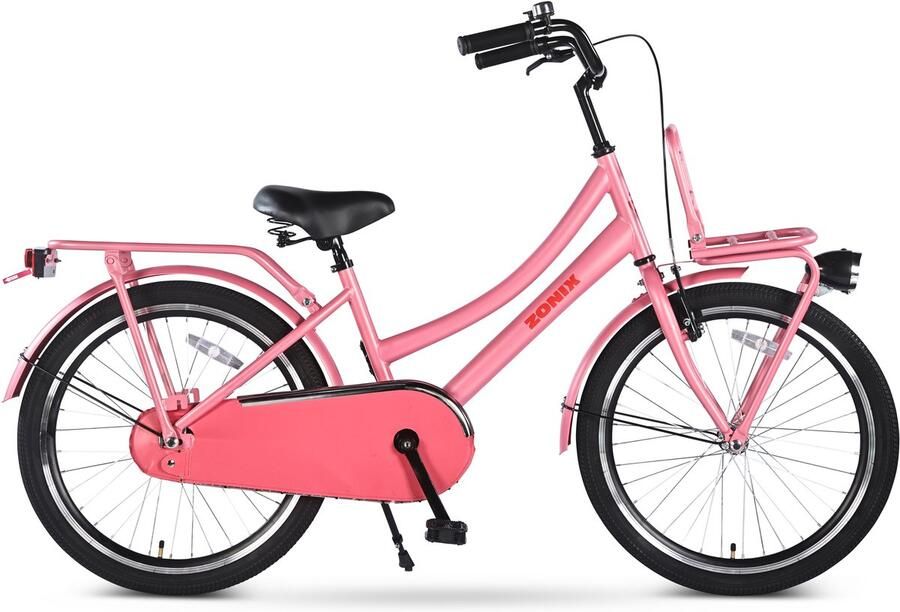 Zonix Meisjesfiets 22 Inch Roze Kinderfiets Transport Voor Meisjes Van 8 Tm 9 Jaar Geschikt Voor Kledingmaat 122-128