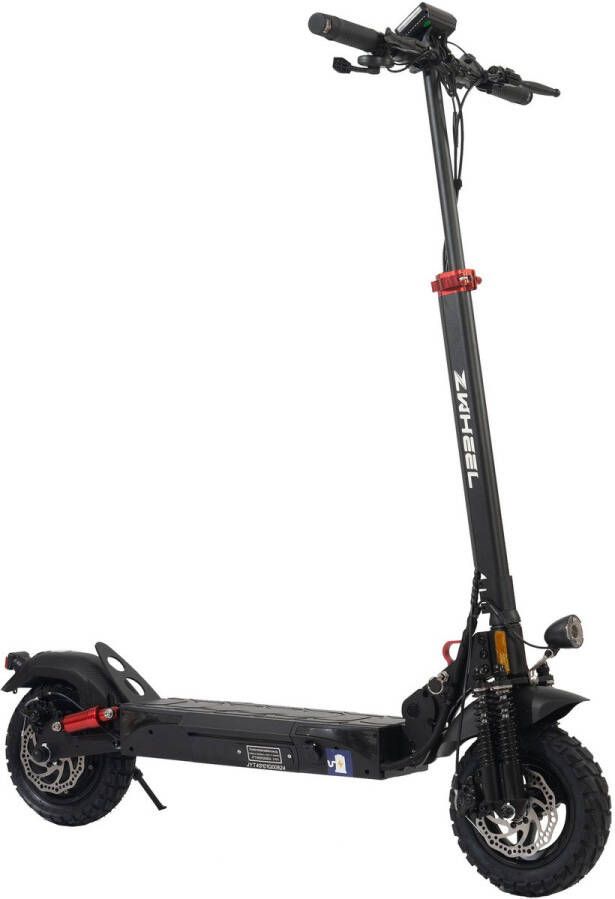 ZWheel Elektrische Step T4 48V 12Ah（576Wh）batterij 45km Actieradius 500W Motor 10-inch Antislip All-Terrain Banden Dubbele Schijfrem Opvouwbare