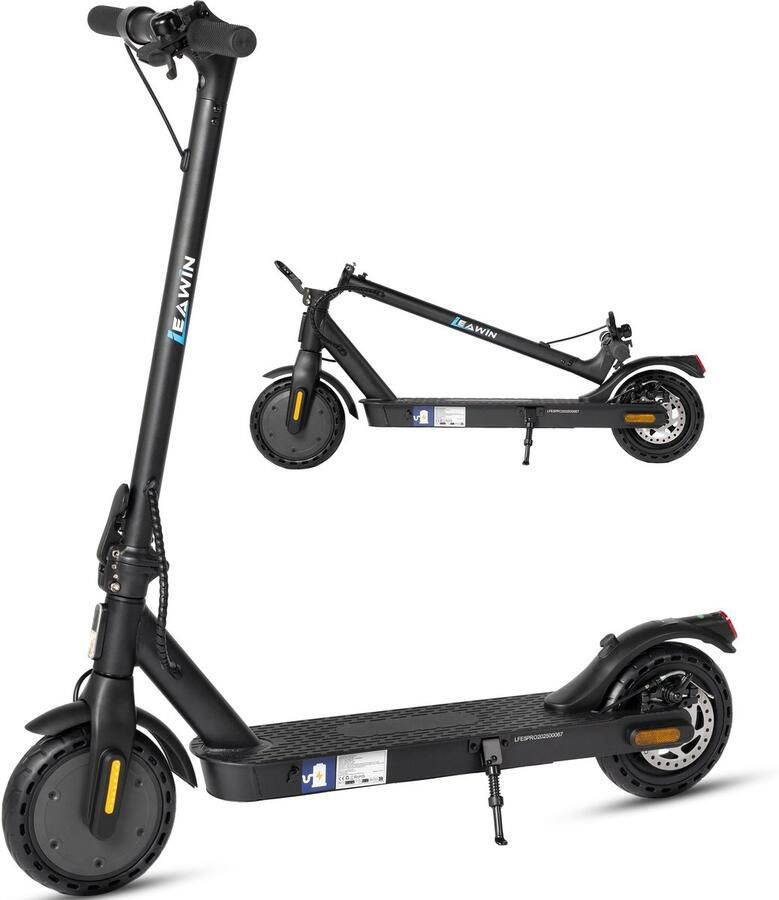 ZWheel E5PRO Elektrische Step 280Wh Accu Actieradius 25 km Piekvermogen 500W Motor Cruise Control Anti-diefstalmodus- 8 5 Inch Honeycomb Anti-lek Banden Schijfrem&V-rem Opvouwbare Slimme bediening via Bluetooth en App LCD-Display