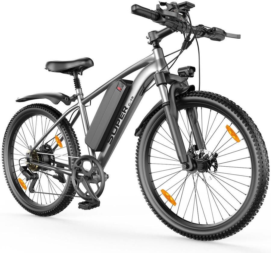 Zyronn G-73 elektrische fiets 250W motor Verwijderbare 48V 13Ah accu Topsnelheid van 25 km u 26*1.95 banden Voorvering 7 versnellingen Geschikt voor dagelijkse ritten mountainbiken korte ritjes