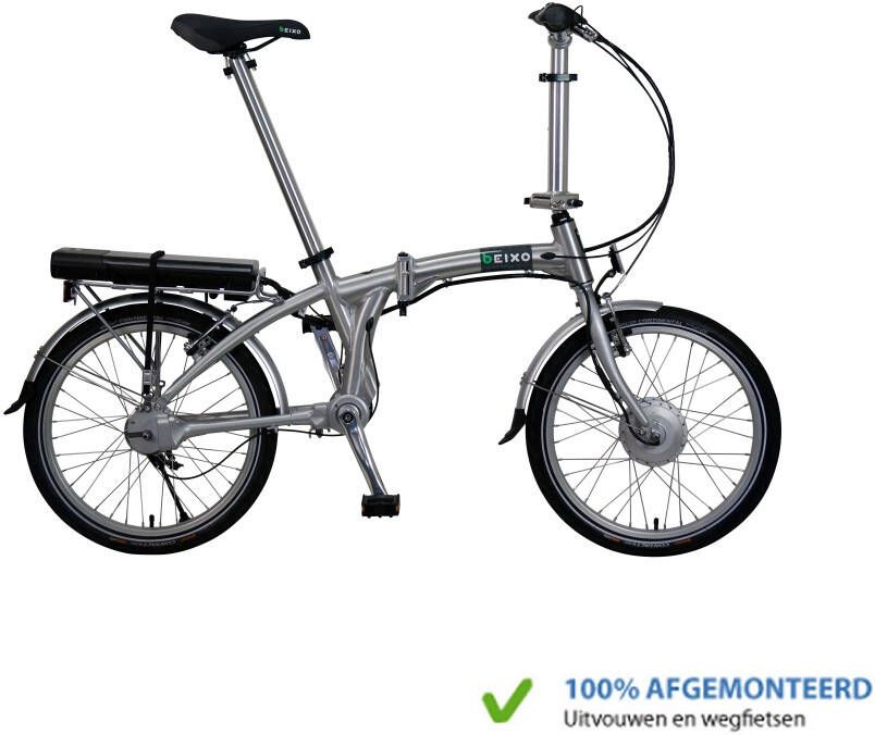 Beixo Elektrische Vouwfiets Compact met cardanas Zilver