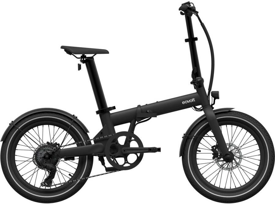 Eovolt elektrische vouwfiets Afternoon 20 v3 zwart