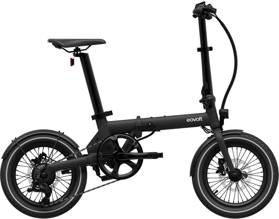 Eovolt elektrische vouwfiets Morning 16 v3 zwart