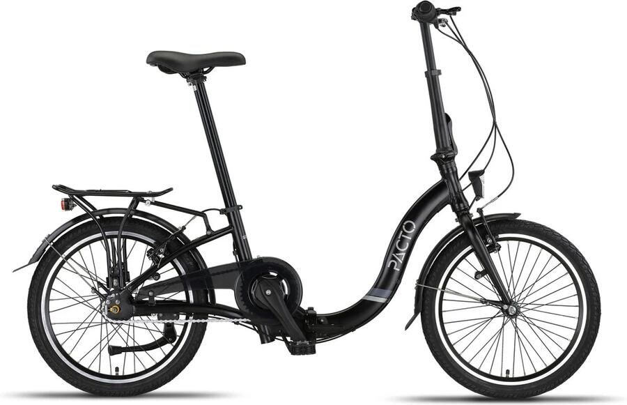 Pacto Seven Vouwfiets Zwart Nexus 7