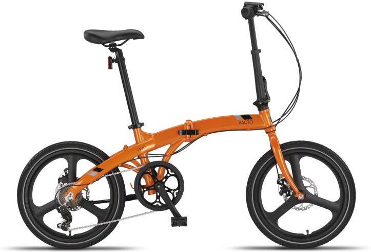 Pacto Two Vouwfiets Oranje