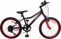 Amigo Attack Kinderfiets 20 inch Mountainbike voor jongens Zwart Rood - Thumbnail 2