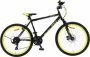 Amigo Next Level Mountainbike 26 inch Voor jongens en meisjes Met 21 versnellingen Zwart Geel - Thumbnail 2