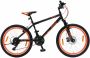 Amigo Next Level Mountainbike 26 inch Voor jongens en meisjes Met 21 versnellingen Zwart Oranje - Thumbnail 2