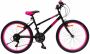 Amigo Power Mountainbike 26 inch Voor meisjes Met 21 versnellingen Zwart Roze - Thumbnail 2