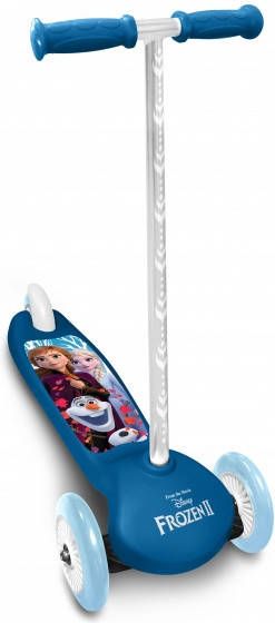 Disney Frozen 3 wiel kinderstep Meisjes Voetrem Blauw
