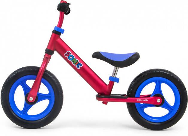Milly Mally loopfiets Sonic 12 Inch Junior Rood