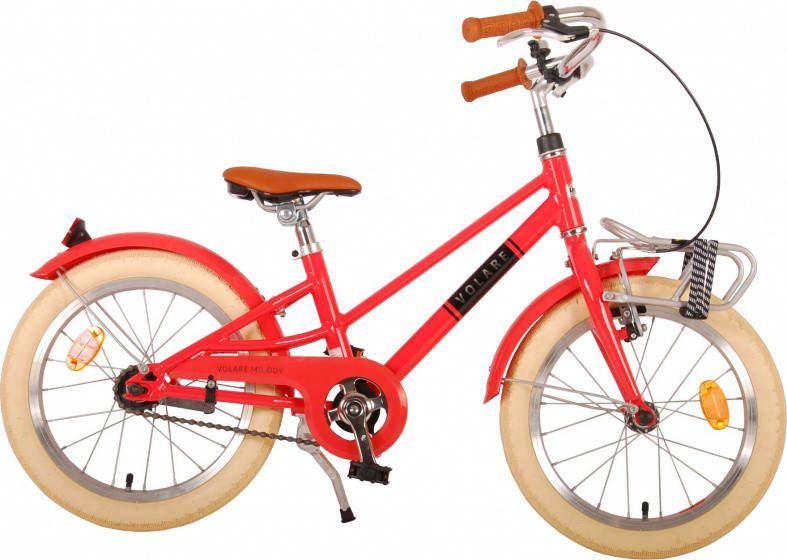Volare Melody Kinderfiets Meisjes 16 inch Pastel Rood Prime Collection online kopen